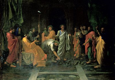 Moses and the Brazen Serpent by Nicolas Poussin